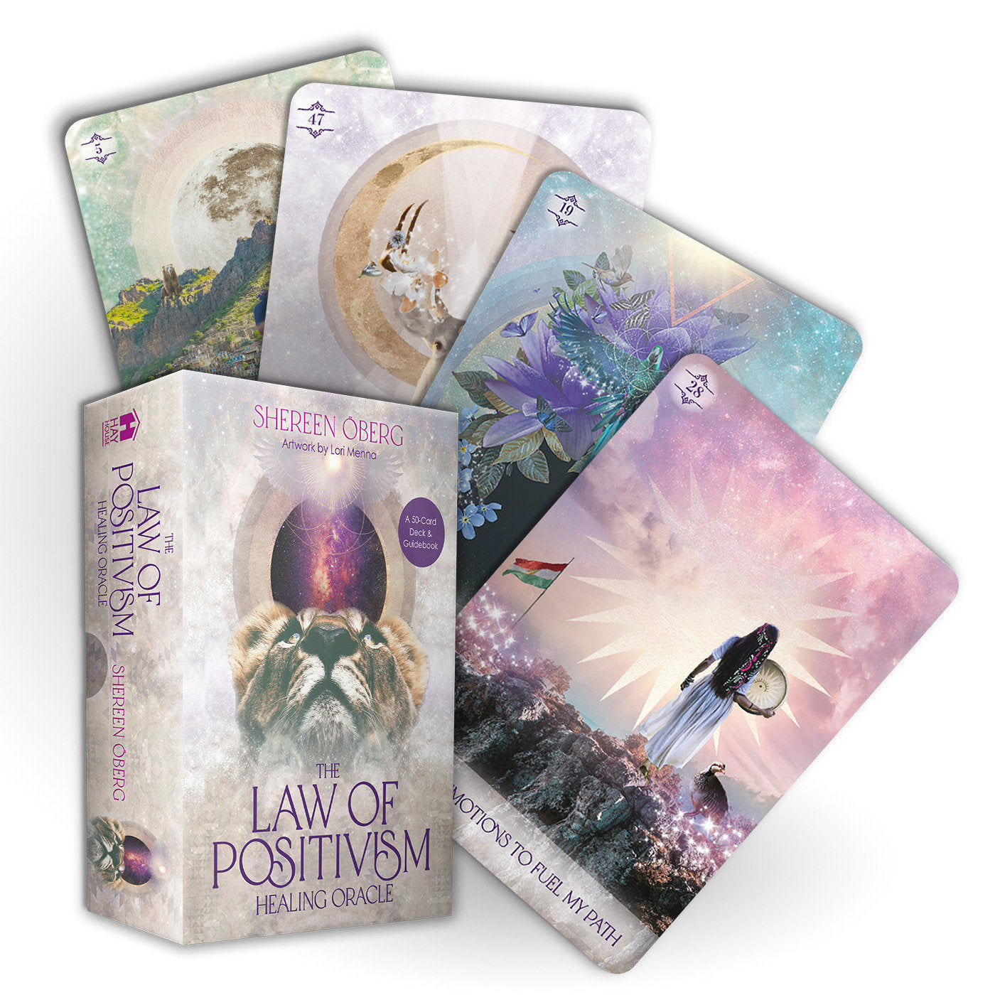 The Law of Positivism Healing Oracle - A 50-Card Deck and Guidebook