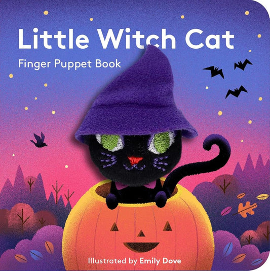 Little Witch Cat: Finger Puppet Book (Little Finger Puppet) by Emily Dove