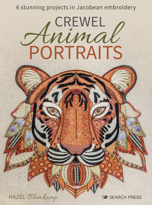 Crewel Animal Portraits - 6 stunning projects in Jacobean embroidery