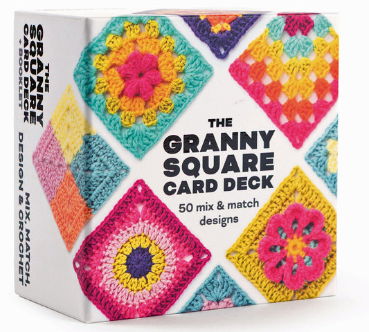 The Granny Square Card Deck - 50 mix and match designs