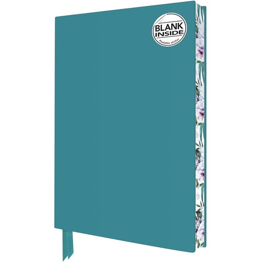 Turquoise Blank Artisan Notebook (Flame Tree Journals) (Blank Artisan Notebooks) by Flame Tree Studio
