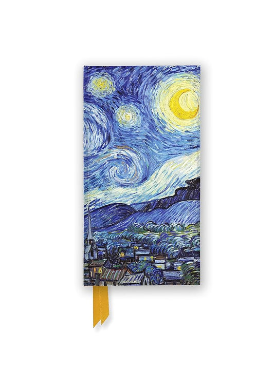 Foiled Slimline Journal #12: Vincent Van Gogh, Starry Night by FLAME TREE STUDIO