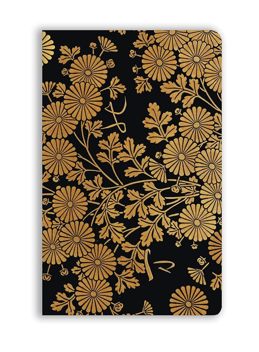 Uematsu Hobi: Box Decorated with Chrysanthemums (Soft Touch Journal) (Flame Tree Soft Touch Journals) by Flame Tree Studio