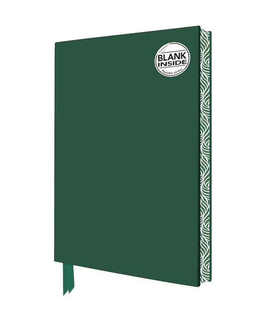Racing Green Blank Artisan Notebook (Flame Tree Journals) (Blank Artisan Notebooks) by Flame Tree Studio