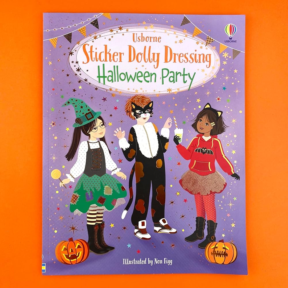Sticker Dolly Dressing Halloween Party by Fiona Watt, Non Taylor, Antonia Miller