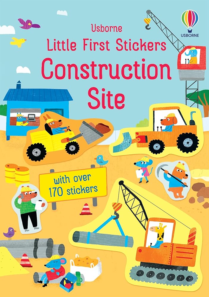 Little First Stickers Construction Site by Jane Bingham, Joaquin Camp
