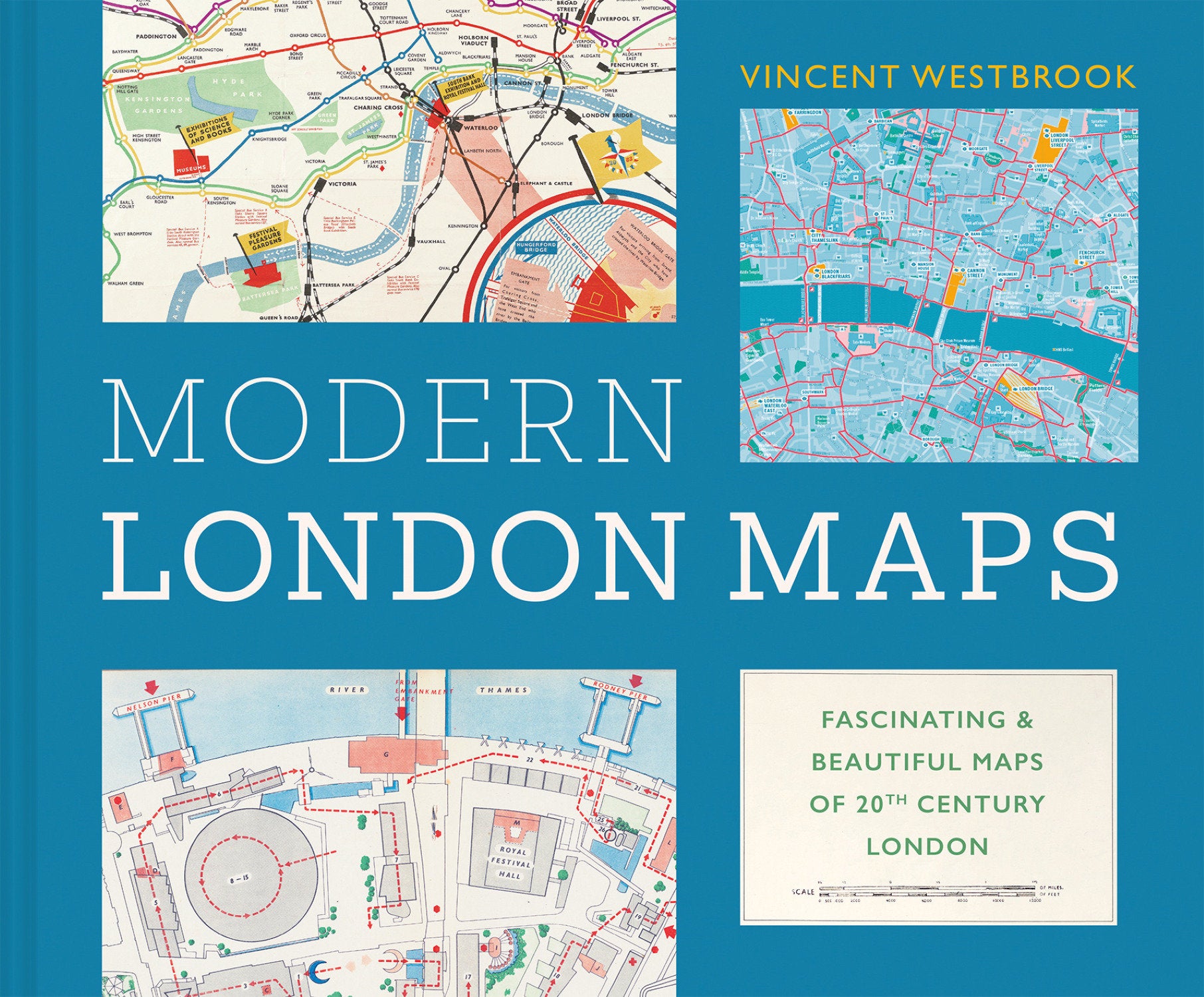 Modern London Maps - Fascinating & Beautiful Maps of 20th Century London