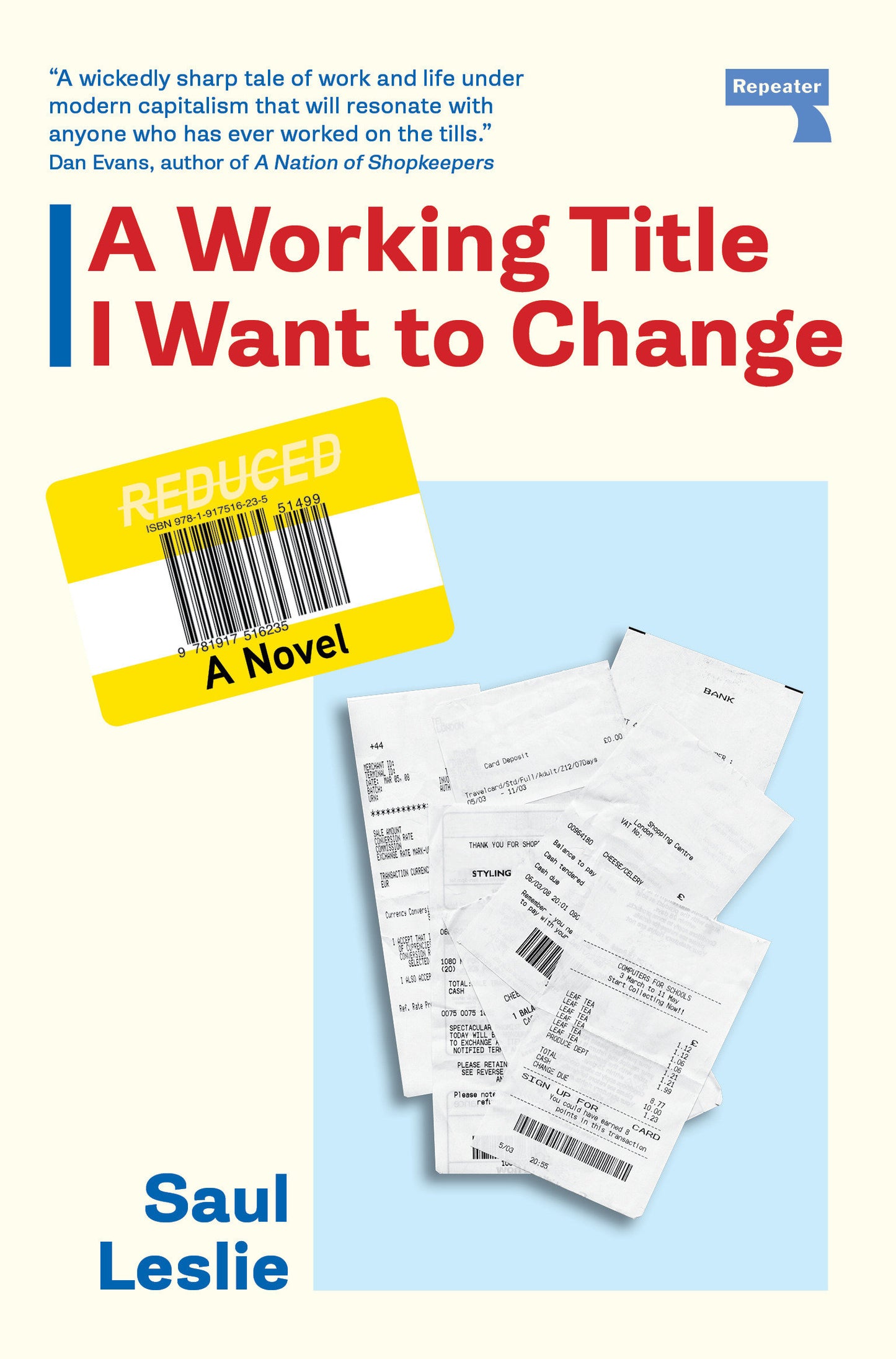 A Working Title I Want to Change - a Novel