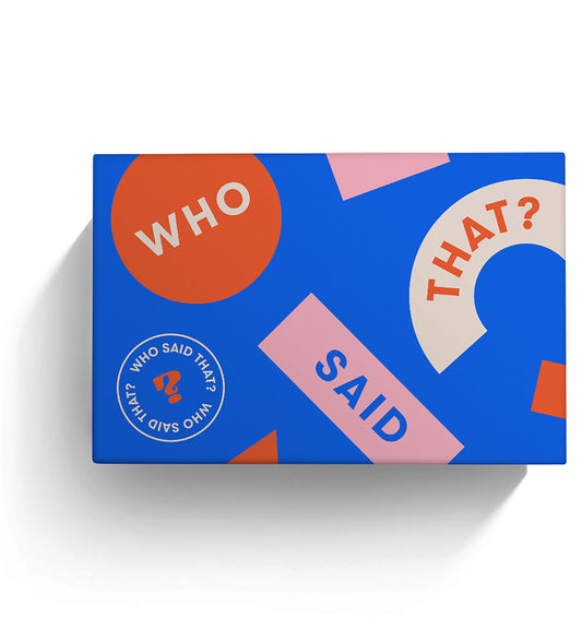 Who Said That? - A game of quotes  430 cards