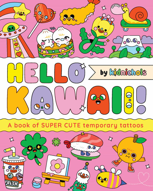 Hello Kawaii! - A book of super cute temporary tattoos