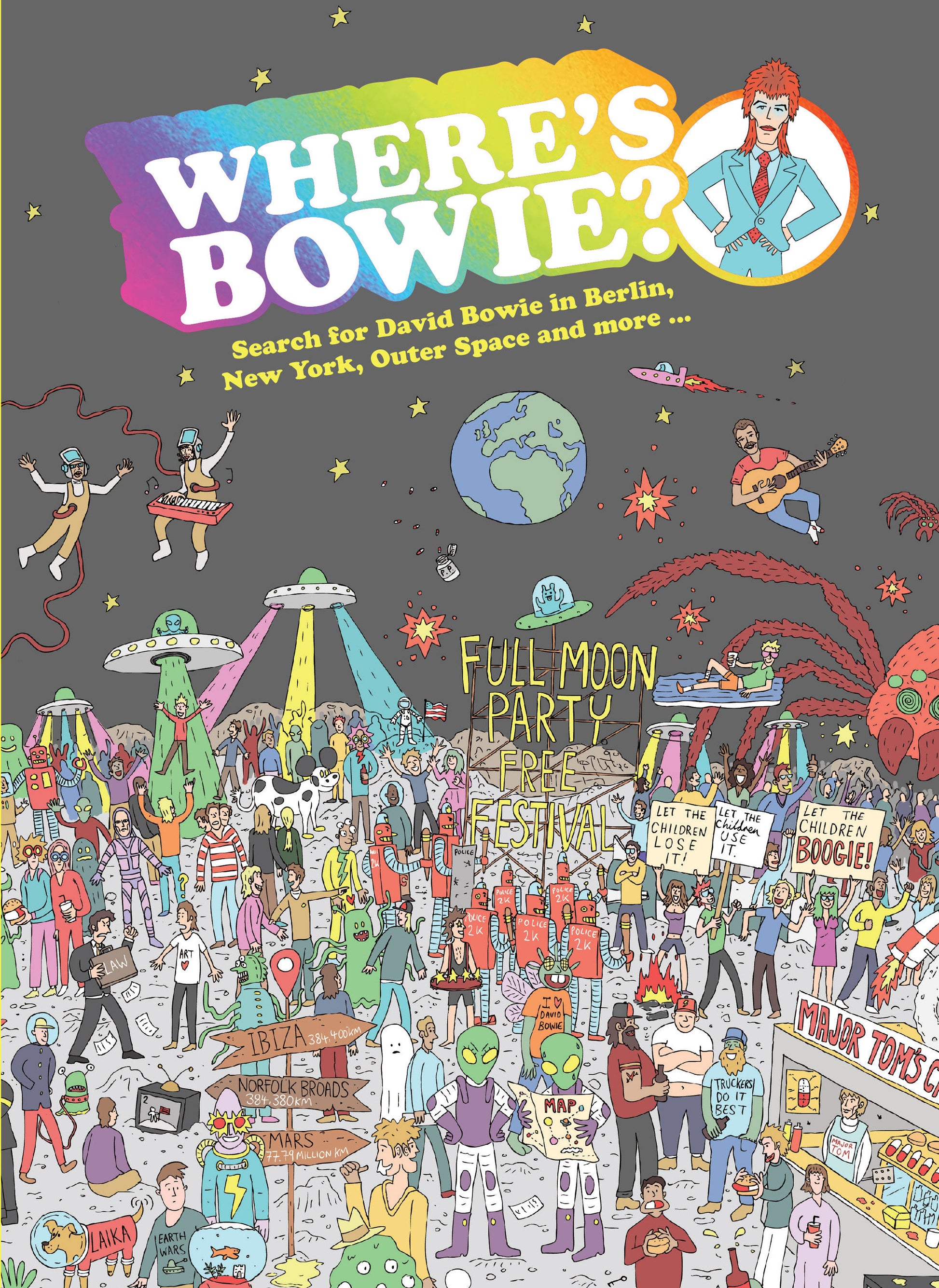 Where's Bowie? - Search for David Bowie in Berlin, New York, Outer Space and more ...