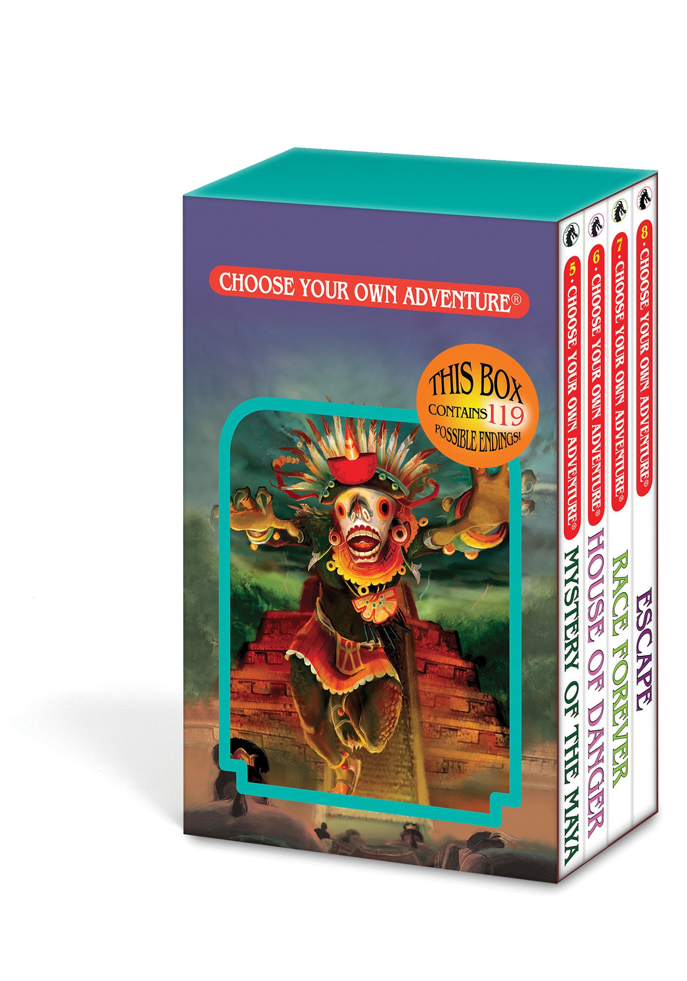 Choose Your Own Adventure 4-Book Boxed Set #2 (Mystery of the Maya, House Of Danger, Race Forever, Escape) (Choose Your Own Adventure Box Sets) (Book:4)
