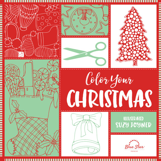 Color Your Christmas - A Crafty Christmas Adult Coloring Book