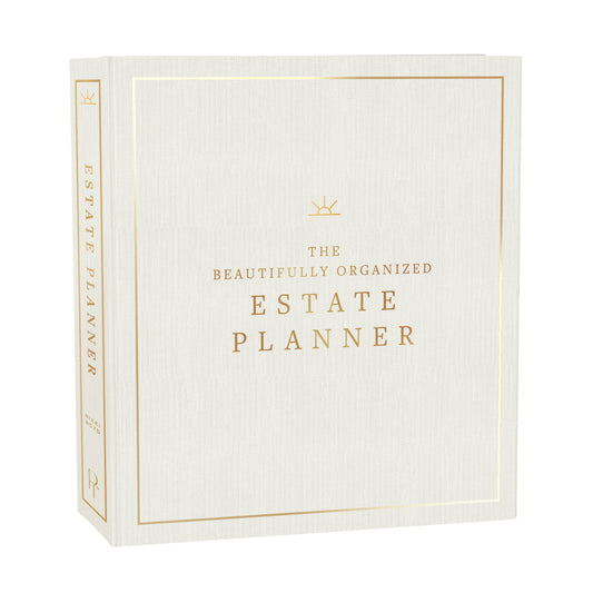 The Essential Estate Planner - An Elegant End of Life Planner to Organize Your Important Affairs and Final Wishes (Beautifully Organized Series) (Book:4)
