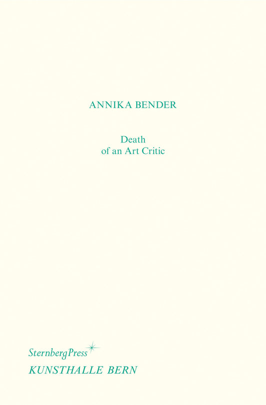 Death of an Art Critic / Tod einer Kritikerin