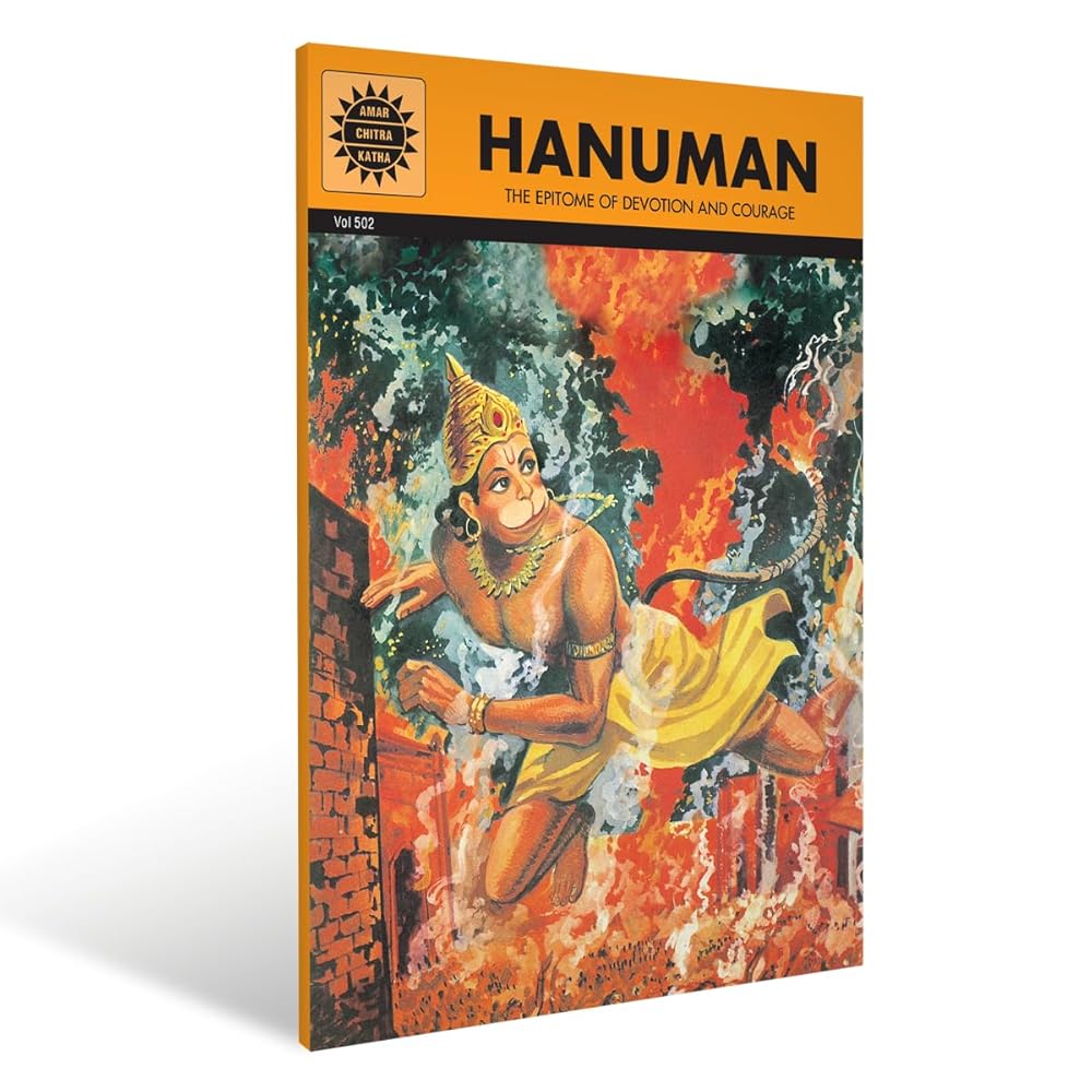 Hanuman: The Epitome of Devotion and Courage | Indian Mythology, History & Folktales | Cultural Stories for Kids & Adults | Illustrated Comic Books | Ramayana | Amar Chitra Katha by Amar Chitra Katha