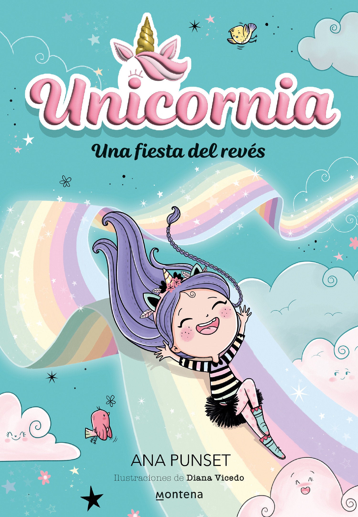 Una fiesta del rev�s / Unicornia: An Upside-Down Party (UNICORNIA) (Book:2)
