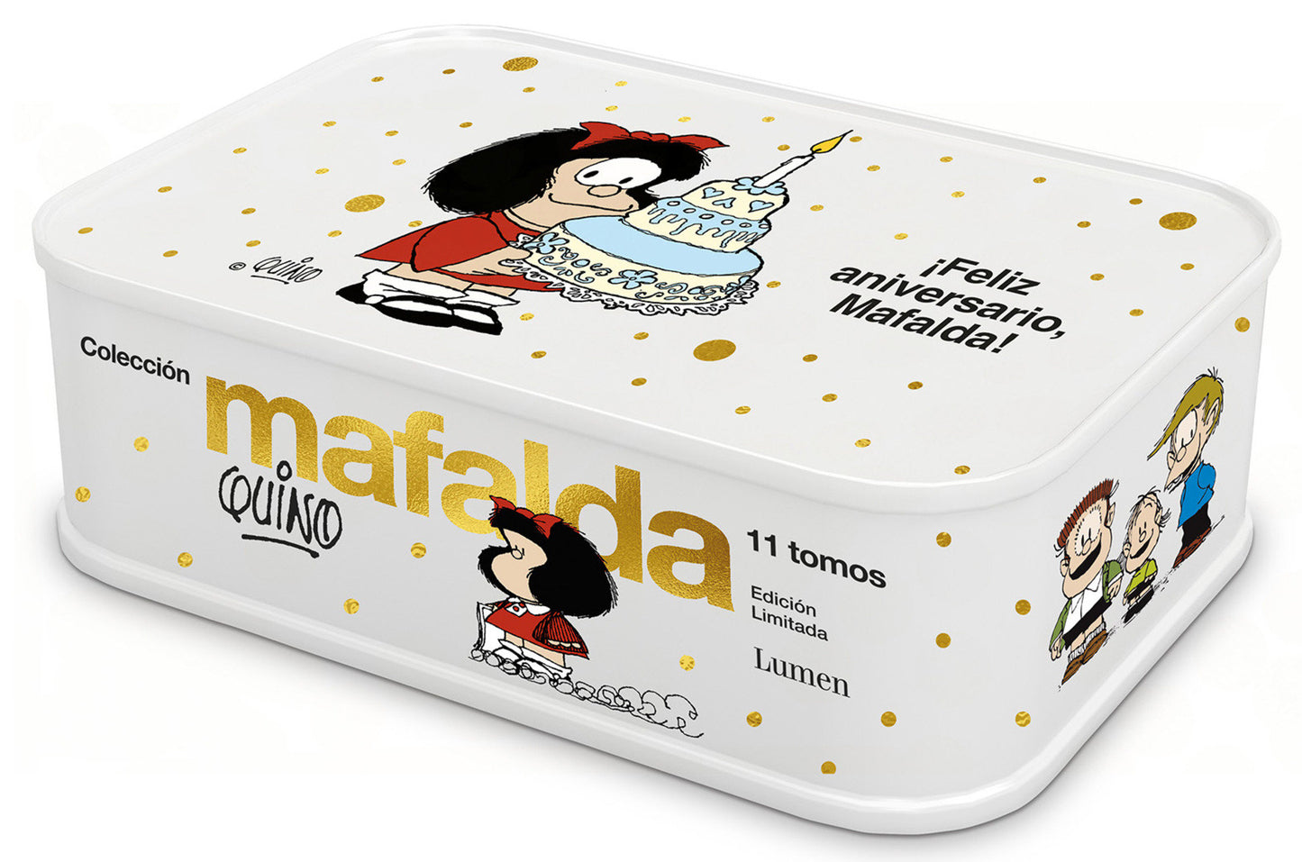 Lata Mafalda: 11 tomos en una lata (Edici�n Feliz Aniversario, Mafalda) / Mafalda Collection: 11 Volumes in a Tin Box (Happy Anniversary Edition, Mafalda)
