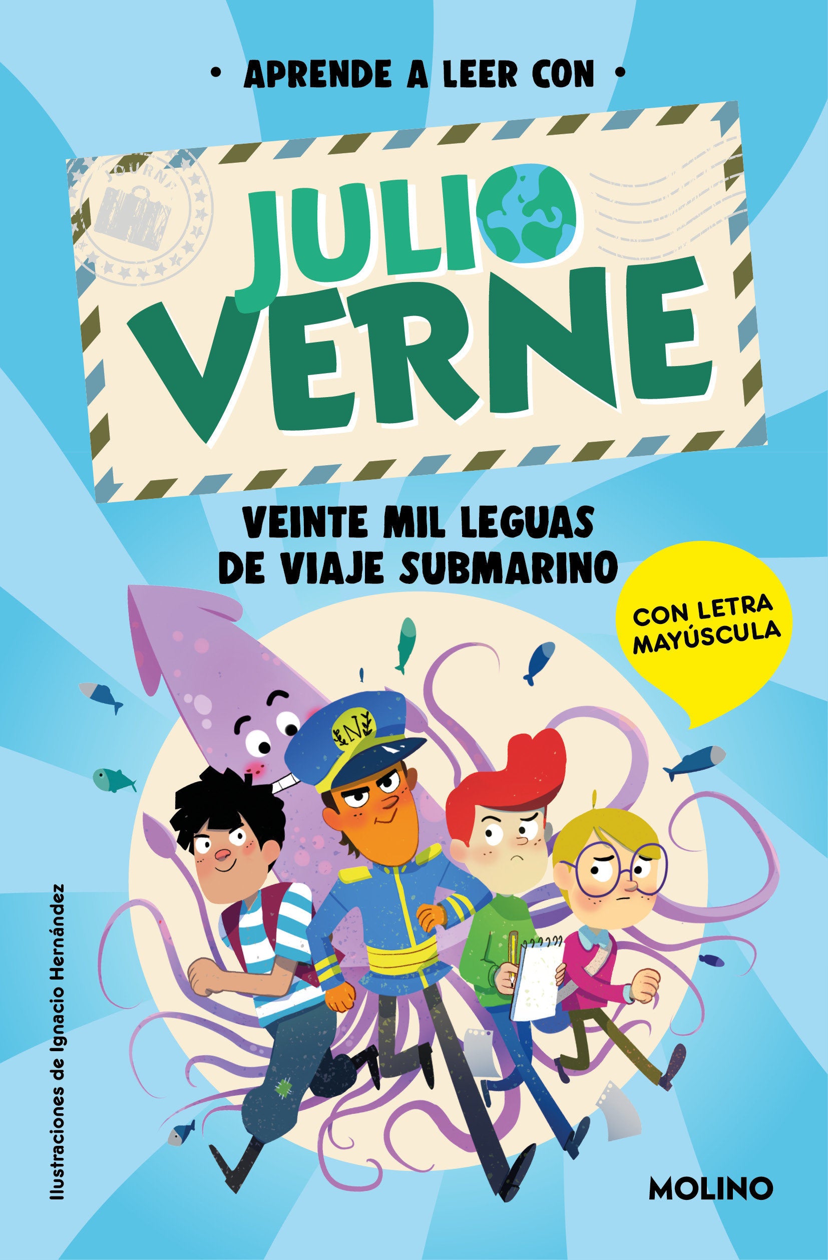 PHONICS IN SPANISH-Aprende a leer con Julio Verne: Veinte mil leguas de viaje submarino / PHONICS IN SPANISH-Twenty-Thousand Leagues Under the Sea (APRENDE A LEER CON VERNE)
