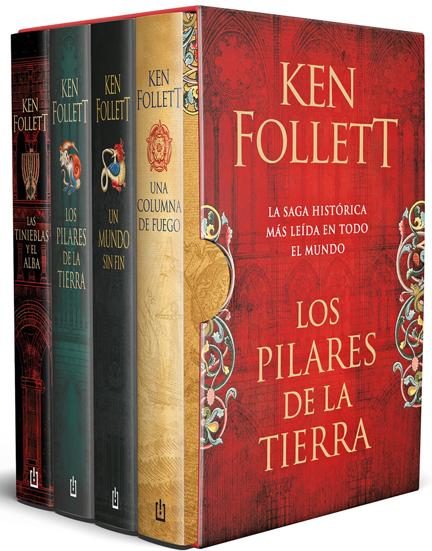 Estuche Saga: Los pilares de la tierra / Kingsbridge Novels Collection. (4 Boo ks Boxed Set) (Los Pilares de la Tierra)