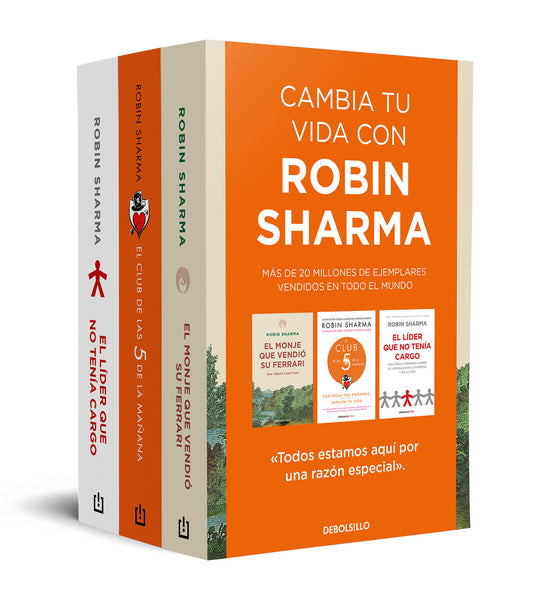 Pack Cambia tu vida con Robin Sharma / Change Your Life with Robin Sharma Pack