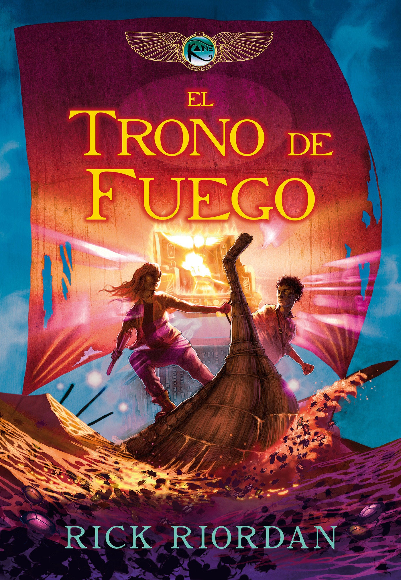 El trono de fuego / The Throne of Fire (Las cronicas de los Kane) (Book:2)