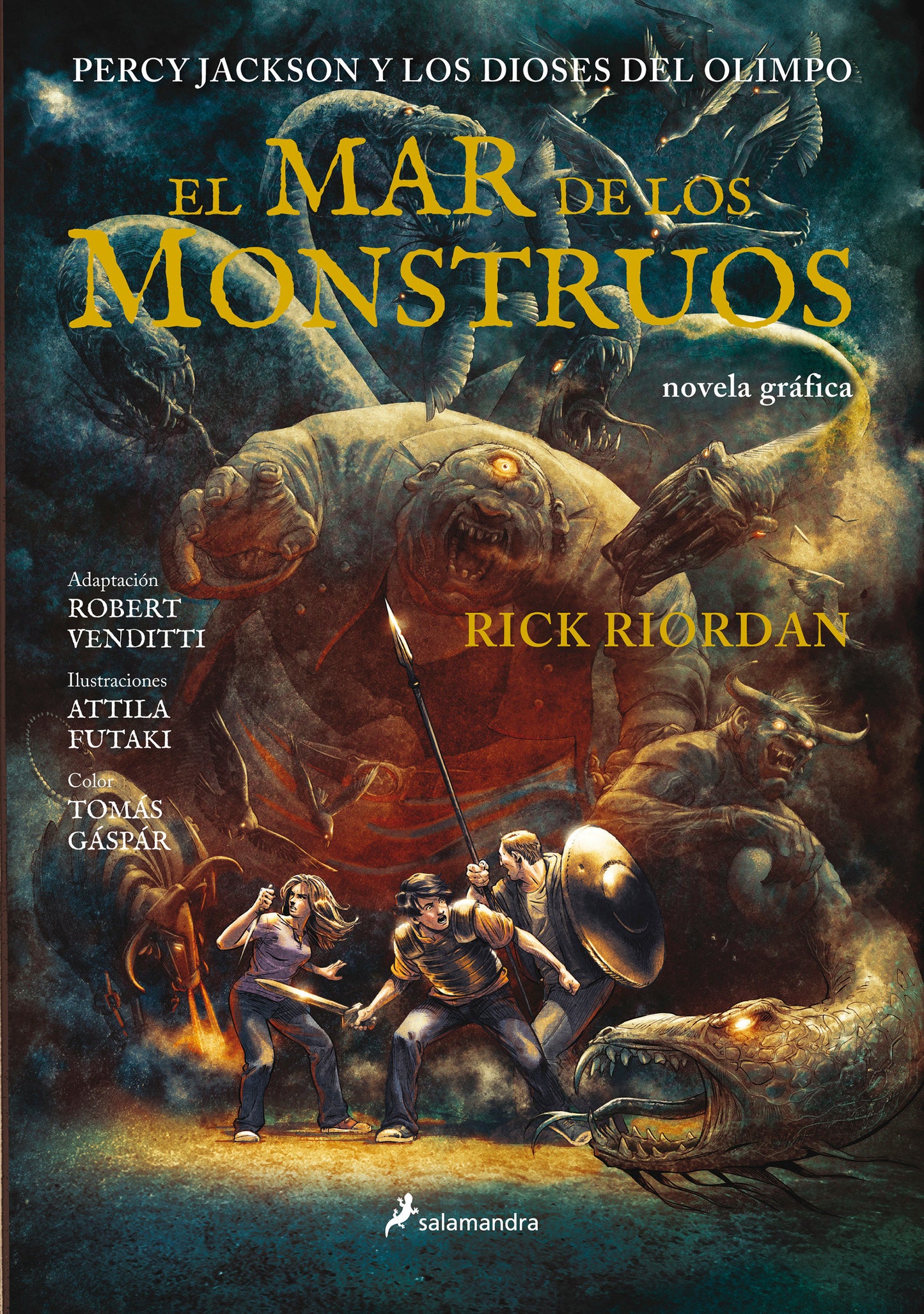 El mar de los monstruos. Novela gr�fica / The Sea of Monsters: The Graphic Novel (Percy Jackson y los dioses del olimpo / Percy Jackson and the Olympians) (Book:2)