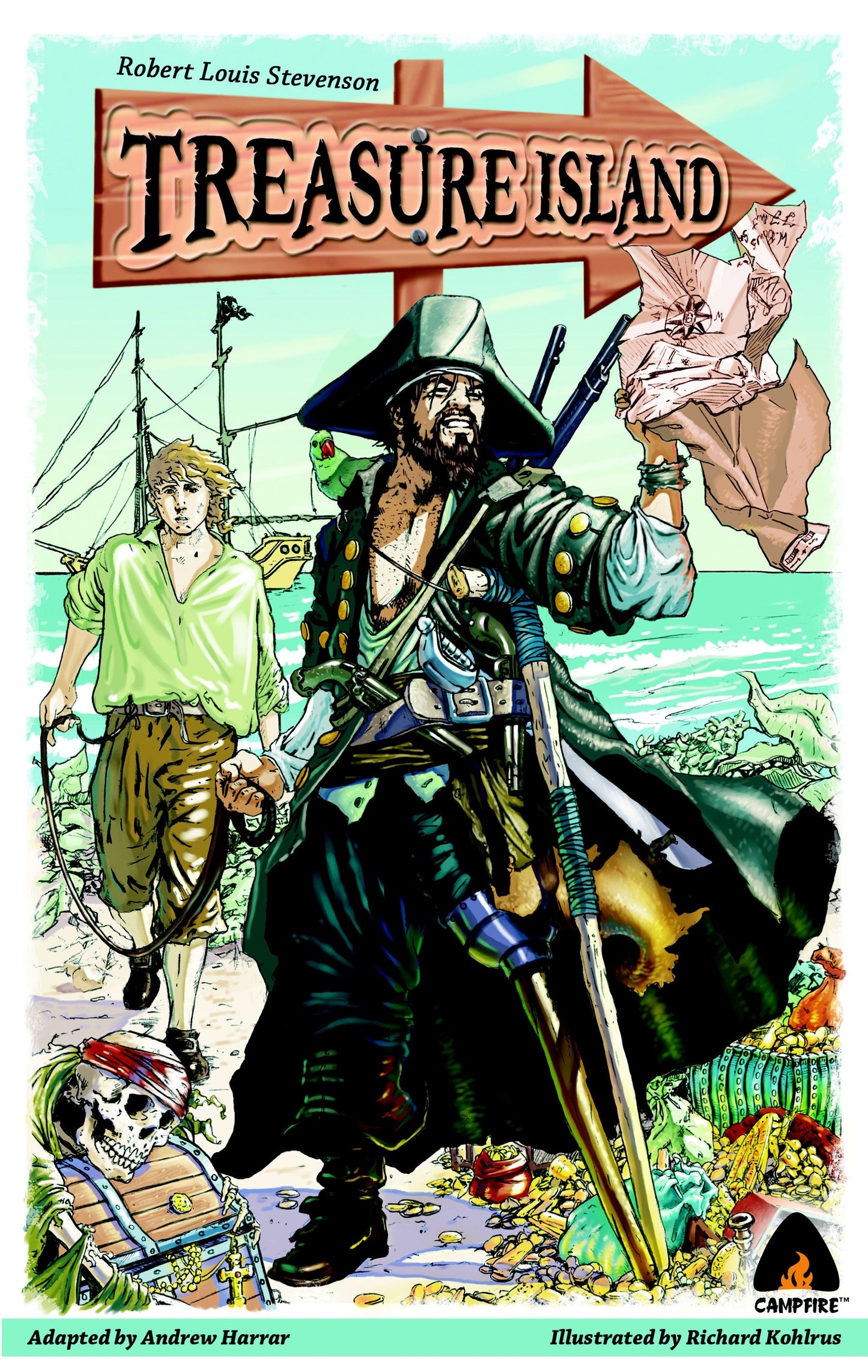 Treasure Island - The Graphic Novel (Campfire Graphic Novels)