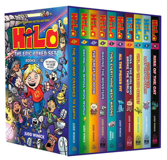 Hilo: The Epic Boxed Set (Books 1-10) - (A Graphic Novel Boxed Set) (Hilo)