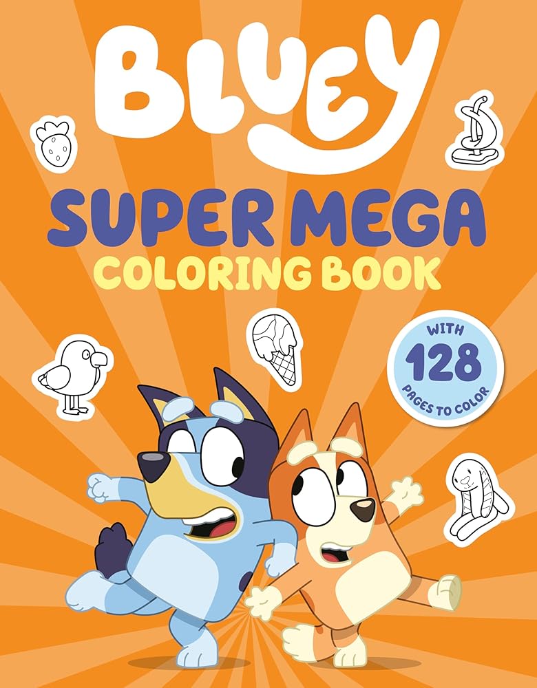 Bluey: Super Mega Coloring Book by Penguin Young Readers Licenses