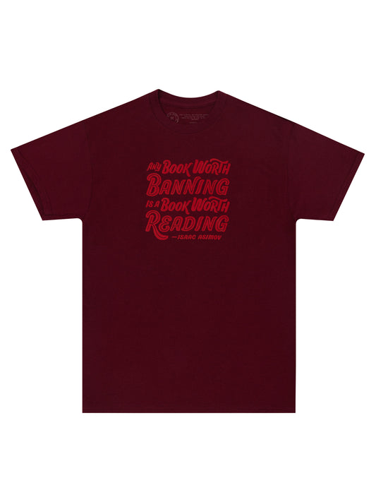 Any Book Worth Banning Unisex T-Shirt Small