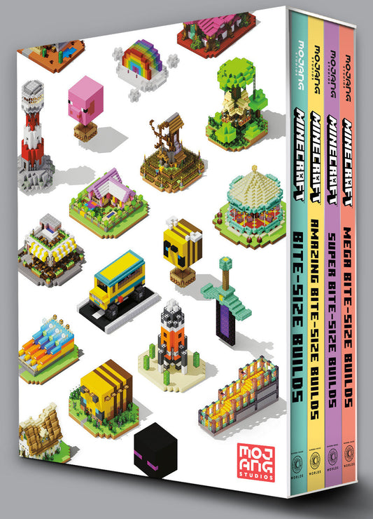 Minecraft: Bite-Size Builds Collection 4-Book Boxed Set - Minecraft: Bite Size-Builds, Minecraft: Amazing Bite-Size Builds, Minecraft: Super Bite-Size Builds, Minecraft: Mega Bite-Size Builds (Minecraft)