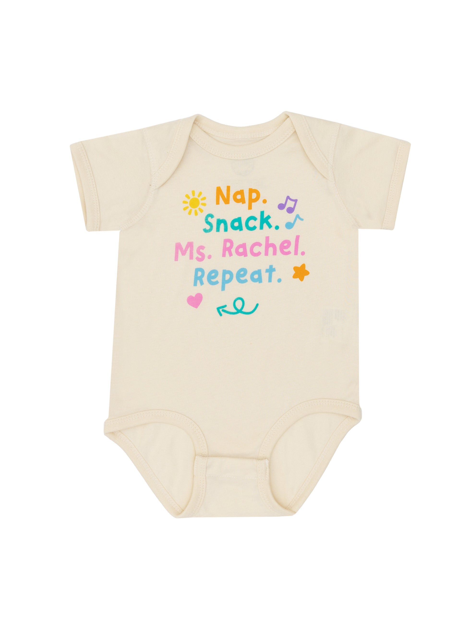 Nap. Snack. Ms. Rachel. Repeat Baby Bodysuit - 12 Mo