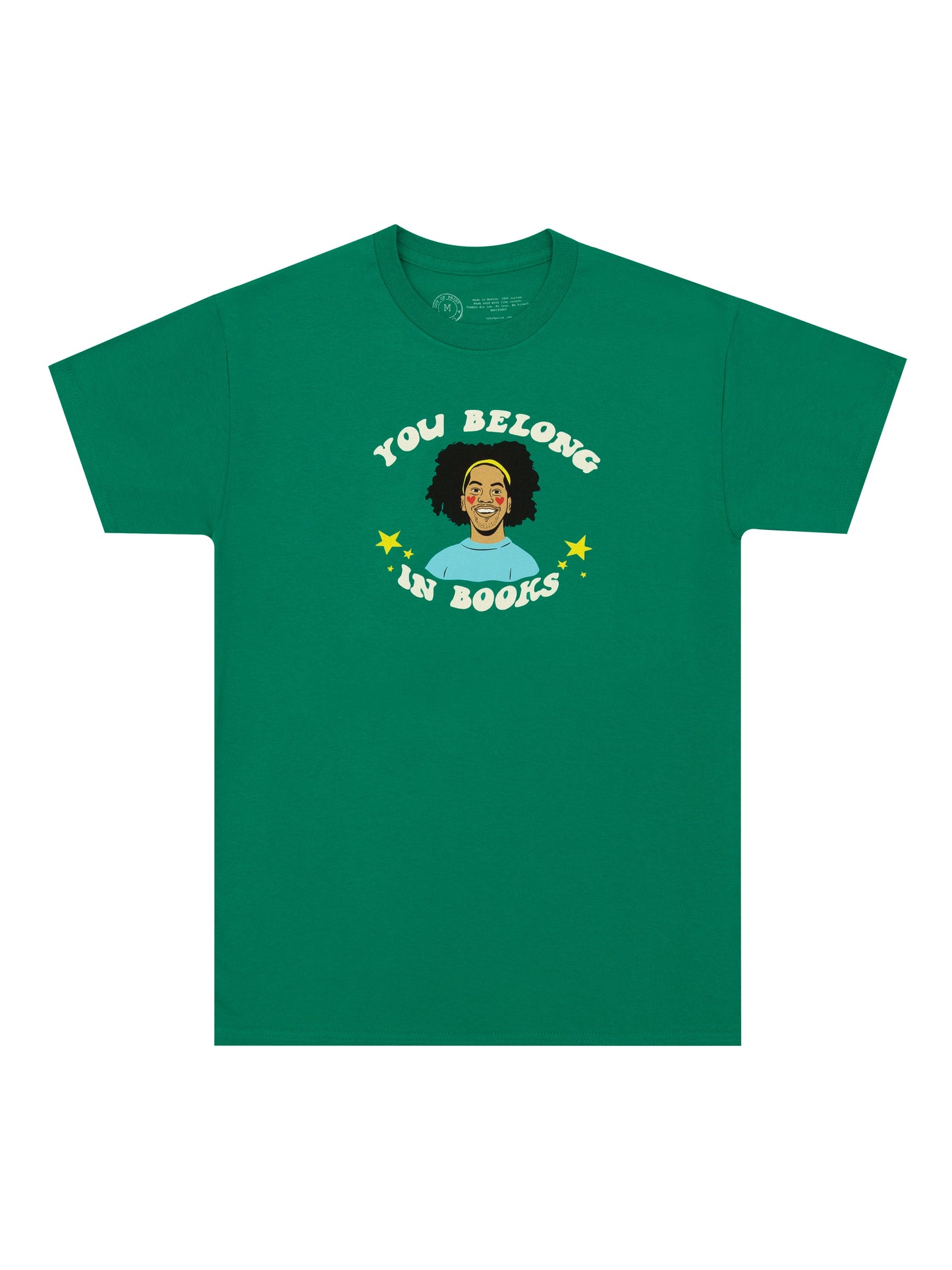 Mychal Threets: You Belong in Books Unisex T-Shirt XX-Large