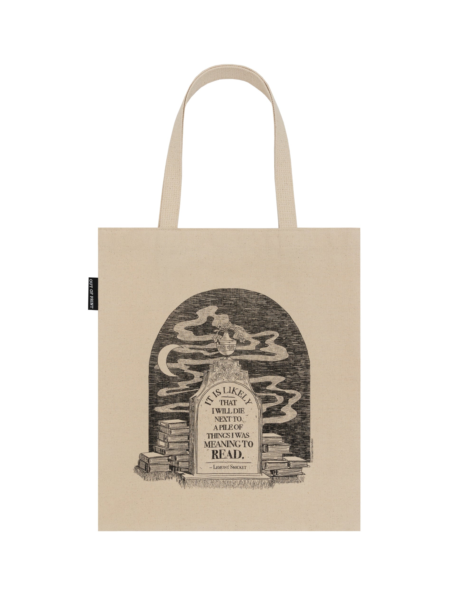 Lemony Snicket: Things I Was Meaning to Read Tote Bag