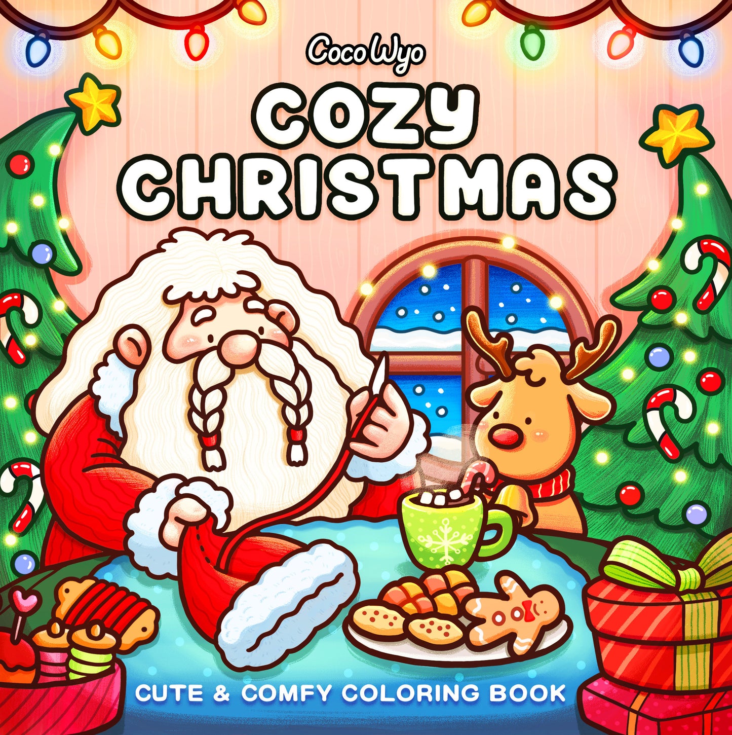 Cozy Christmas - Coloring Book for Adults and Kids (Cozy Spaces Coloring)