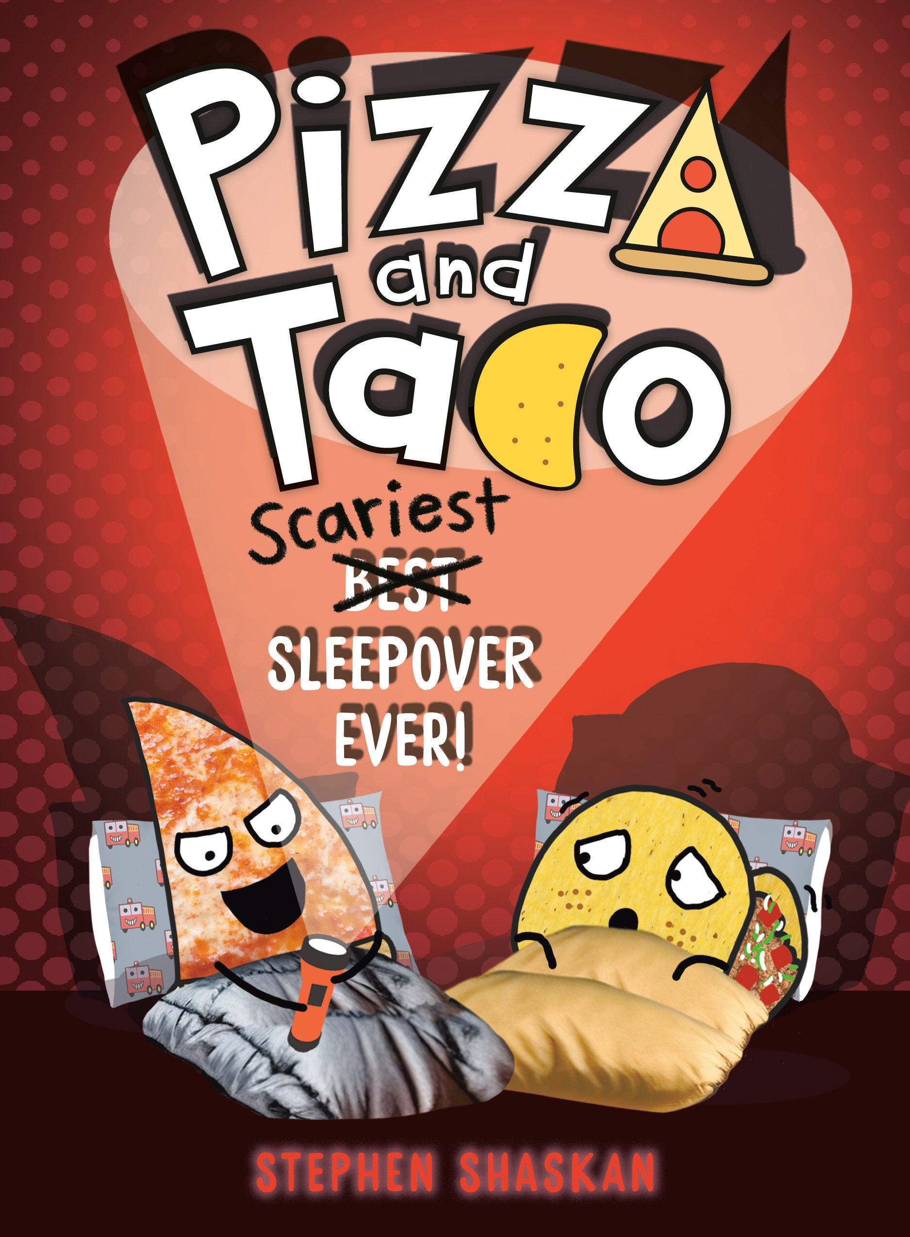 Pizza and Taco: Scariest Sleepover Ever! - (A Graphic Novel) (Pizza and Taco) (Book:11)