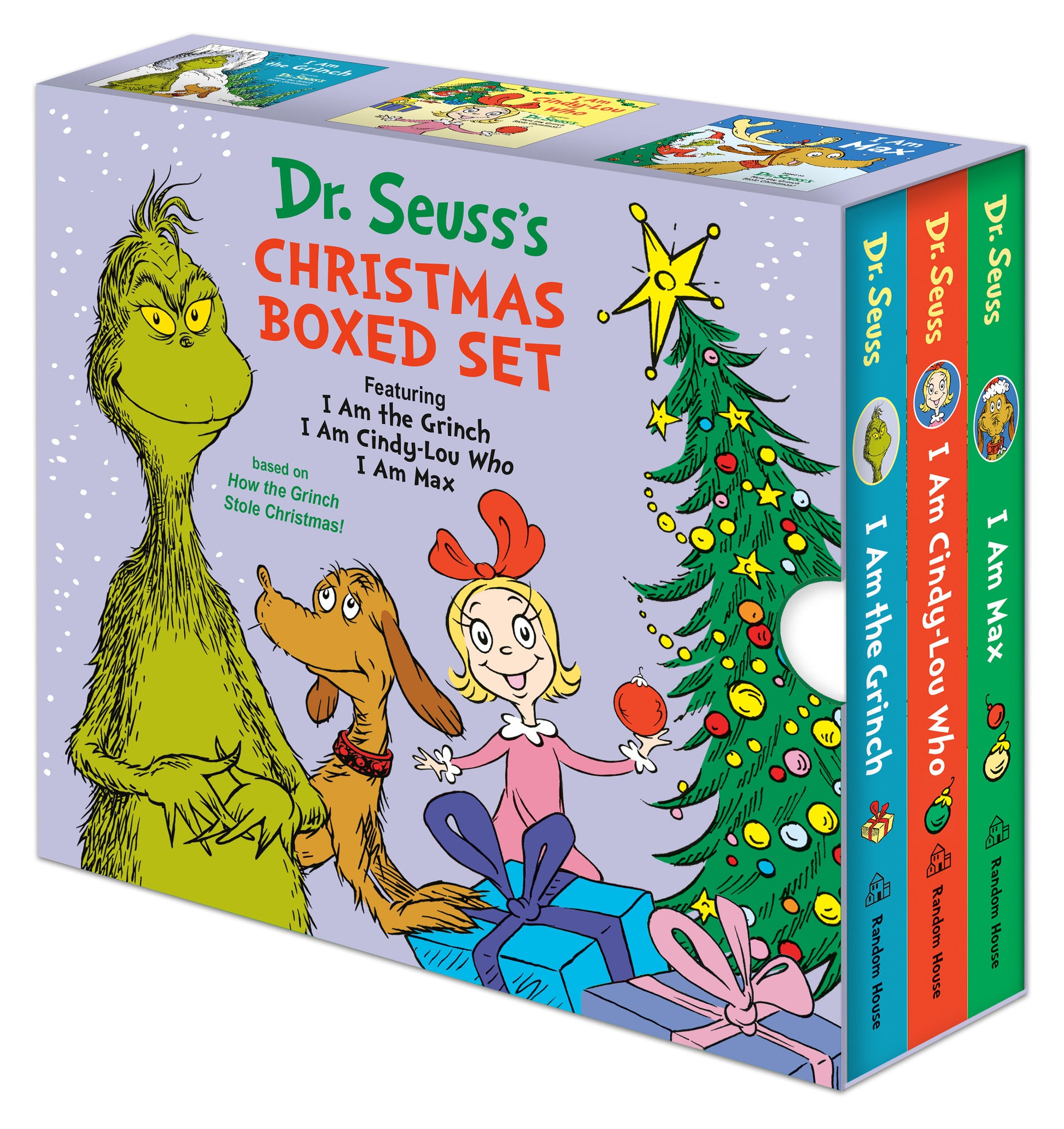 Dr. Seuss's Christmas 3-Book Boxed Set: I Am the Grinch, I Am Cindy-Lou Who; I Am Max - Based on How the Grinch Stole Christmas (Dr. Seuss's I Am Board Books)