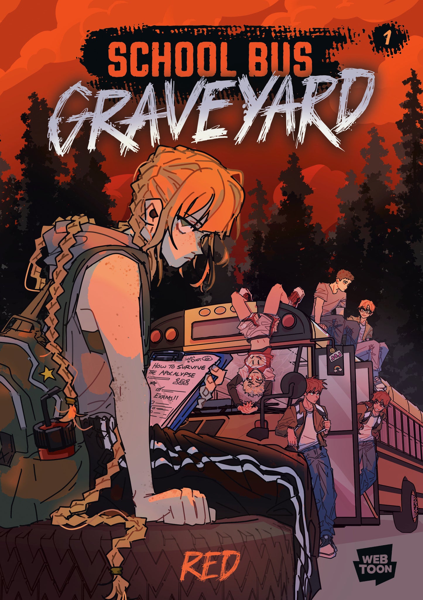 School Bus Graveyard, Volume 1 - (A Graphic Novel) (School Bus Graveyard) (Book:1)