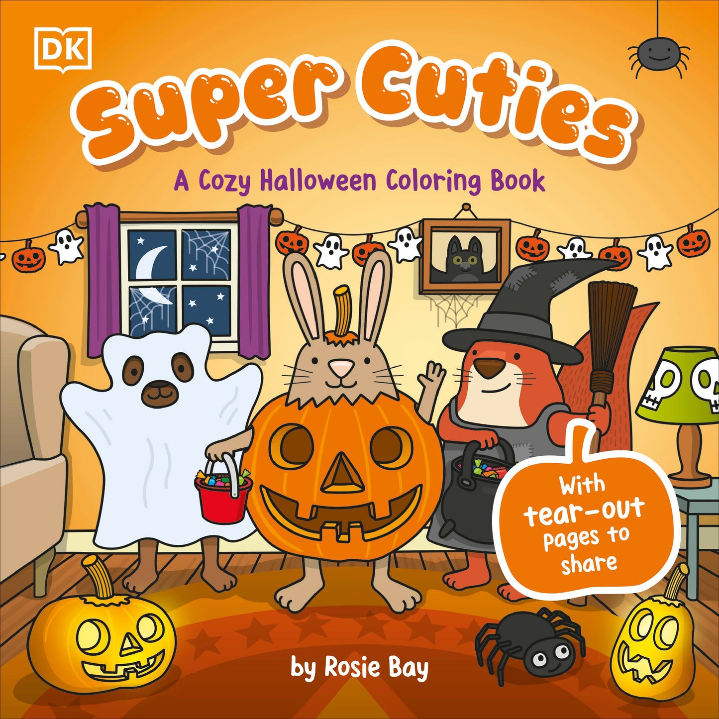 Super Cuties: A Cozy Halloween Coloring Book - 30 Cute and Spooky Illustrations For All Ages (Super Cuties)
