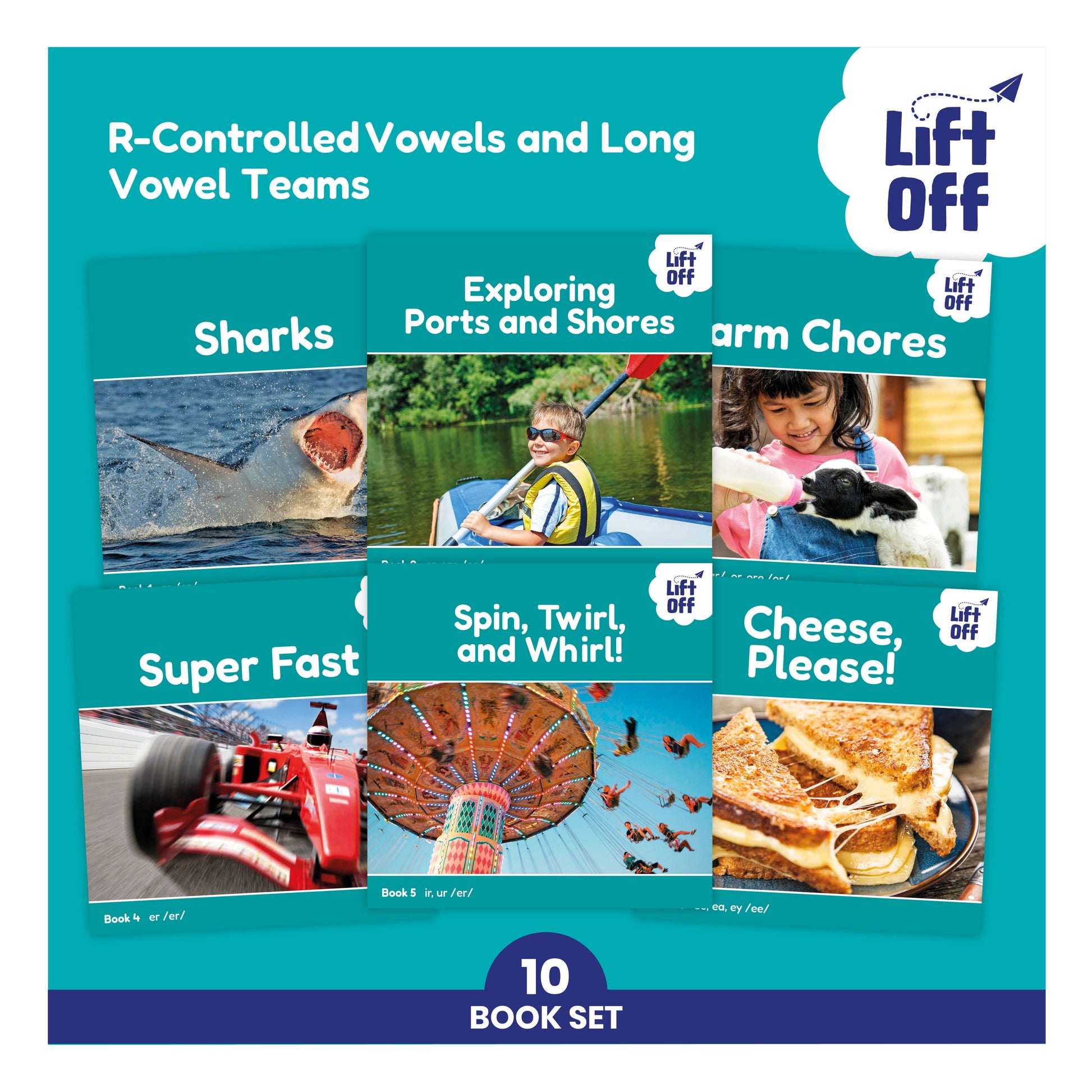 Phonic Books Lift Off Readers R Controlled Vowels and Long Vowel Teams (Phonic Books Lift Off)