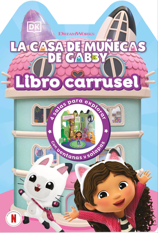 La casa de munecas de Gabby (Gabby's Dollhouse Playbook) - Libro carrusel