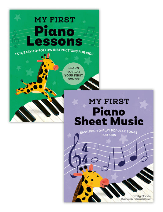 My First Piano Book Set - Easy-to-Learn Lessons and Sheet Music (2 Books in 1) (My First Piano Books)