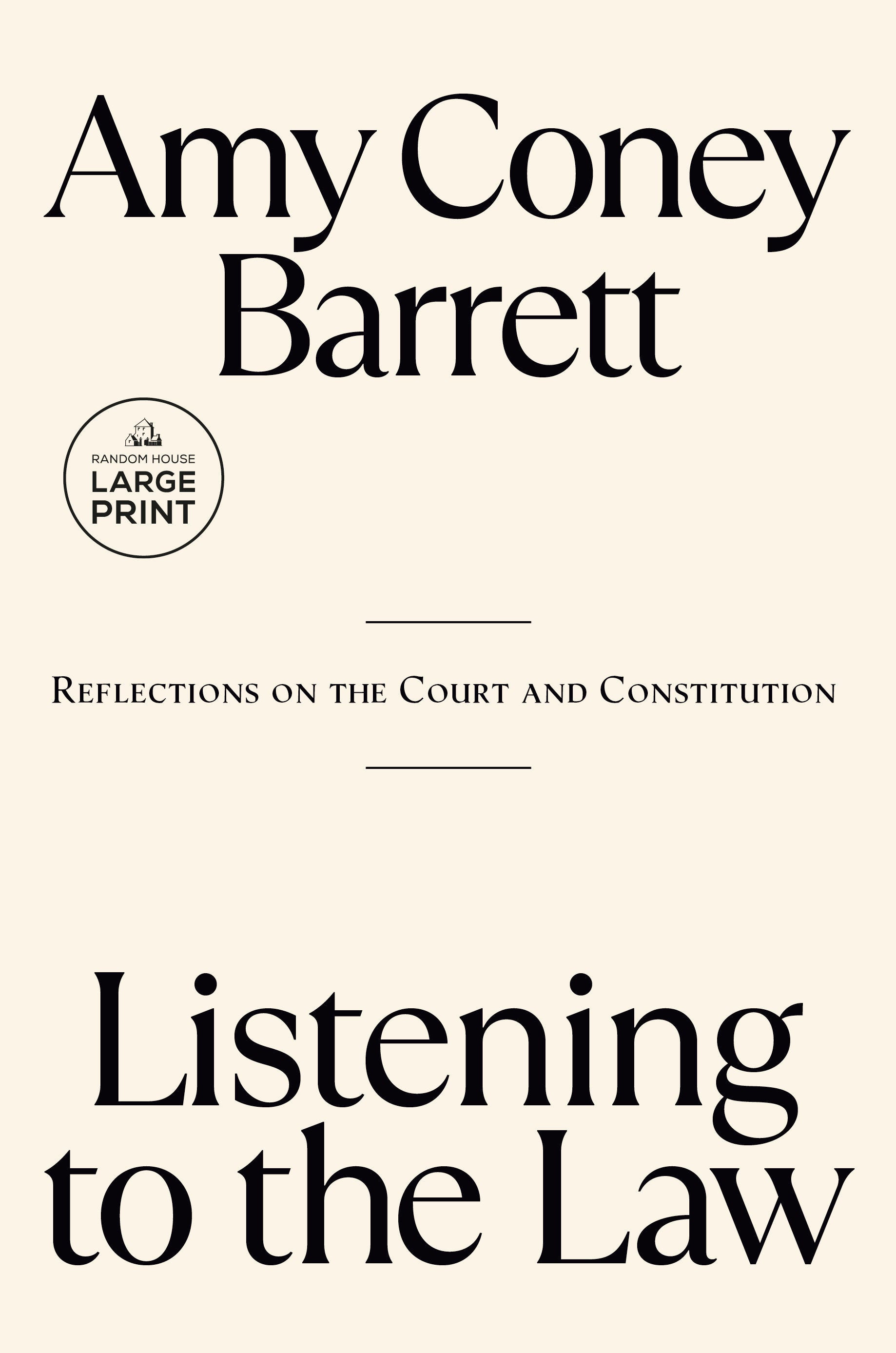 Listening to the Law - Reflections on the Court and Constitution