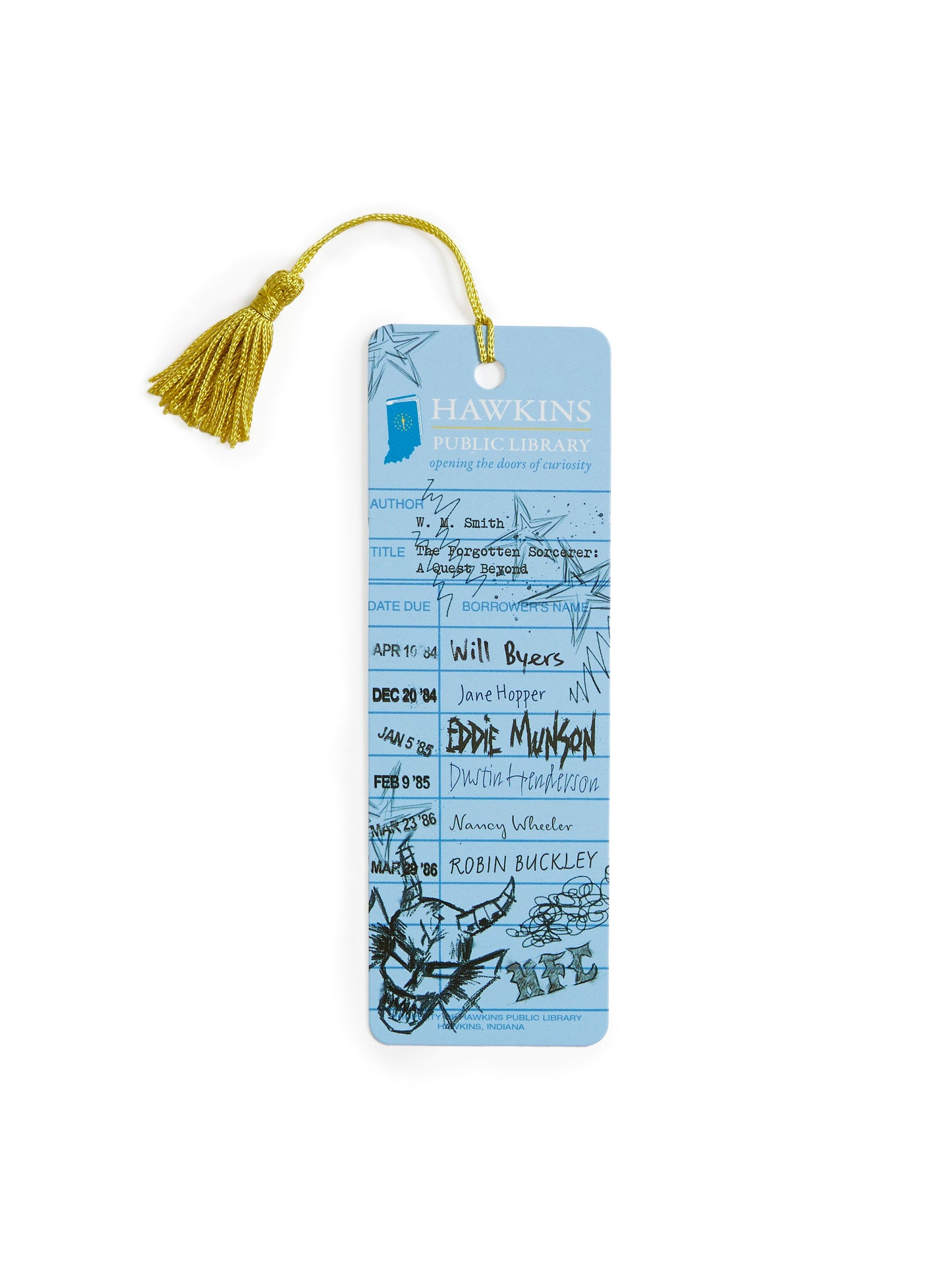 Stranger Things: Hawkins Public Library Bookmark
