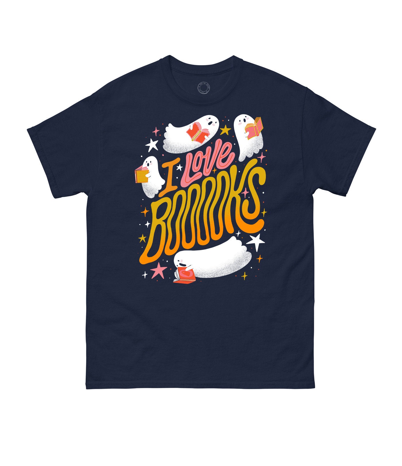 I Love Booooks Unisex T-Shirt XXXX-Large