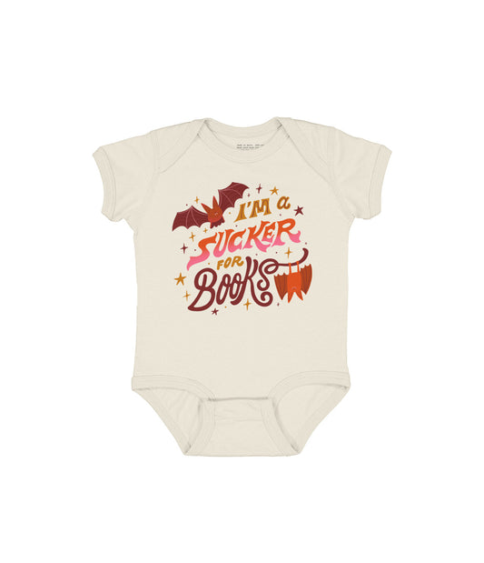 I'm a Sucker for Books Baby Bodysuit - 18 Mo