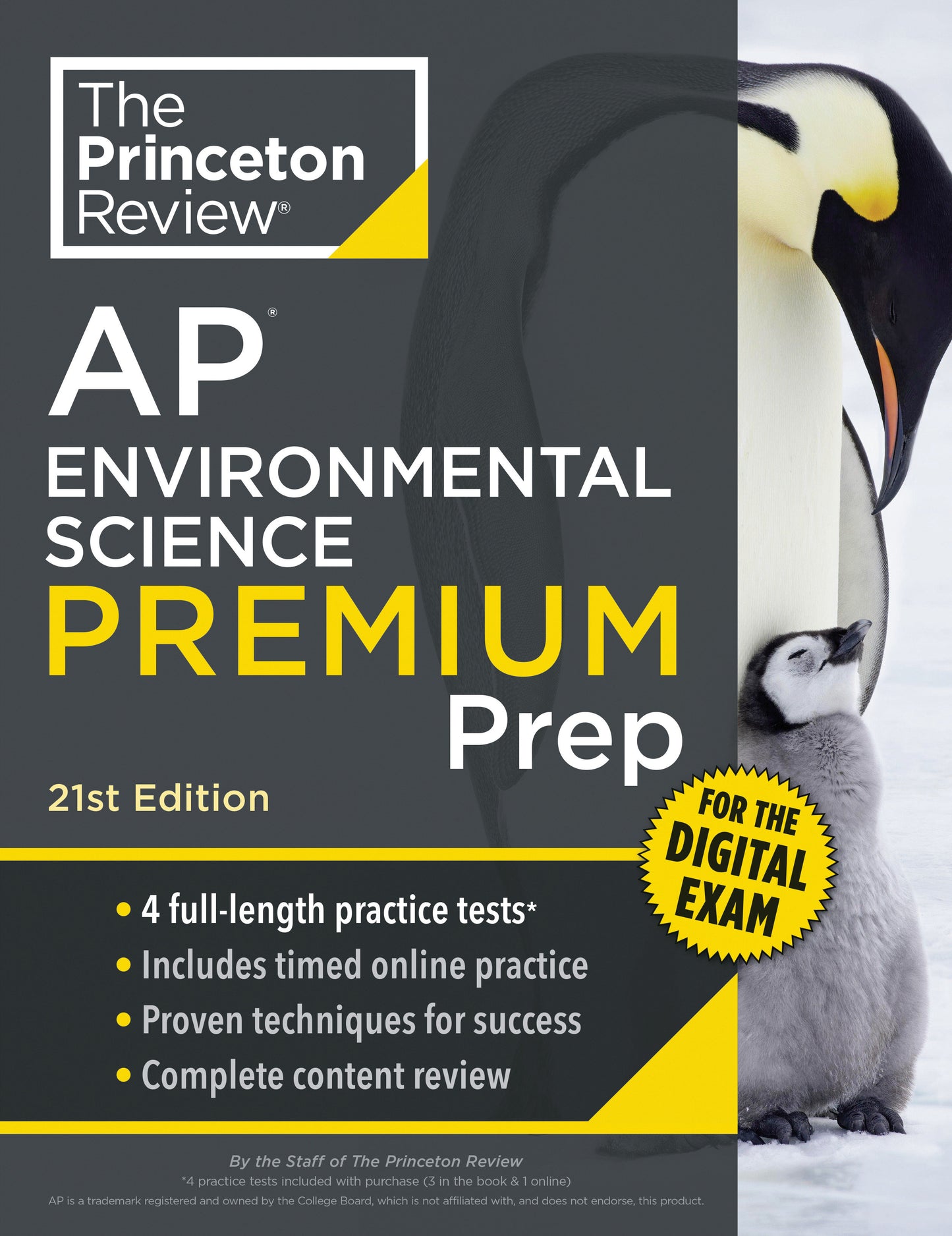 Princeton Review AP Environmental Science Premium Prep, 21st Edition - 5 Practice Tests + Digital Practice Online + Content Review (College Test Preparation)