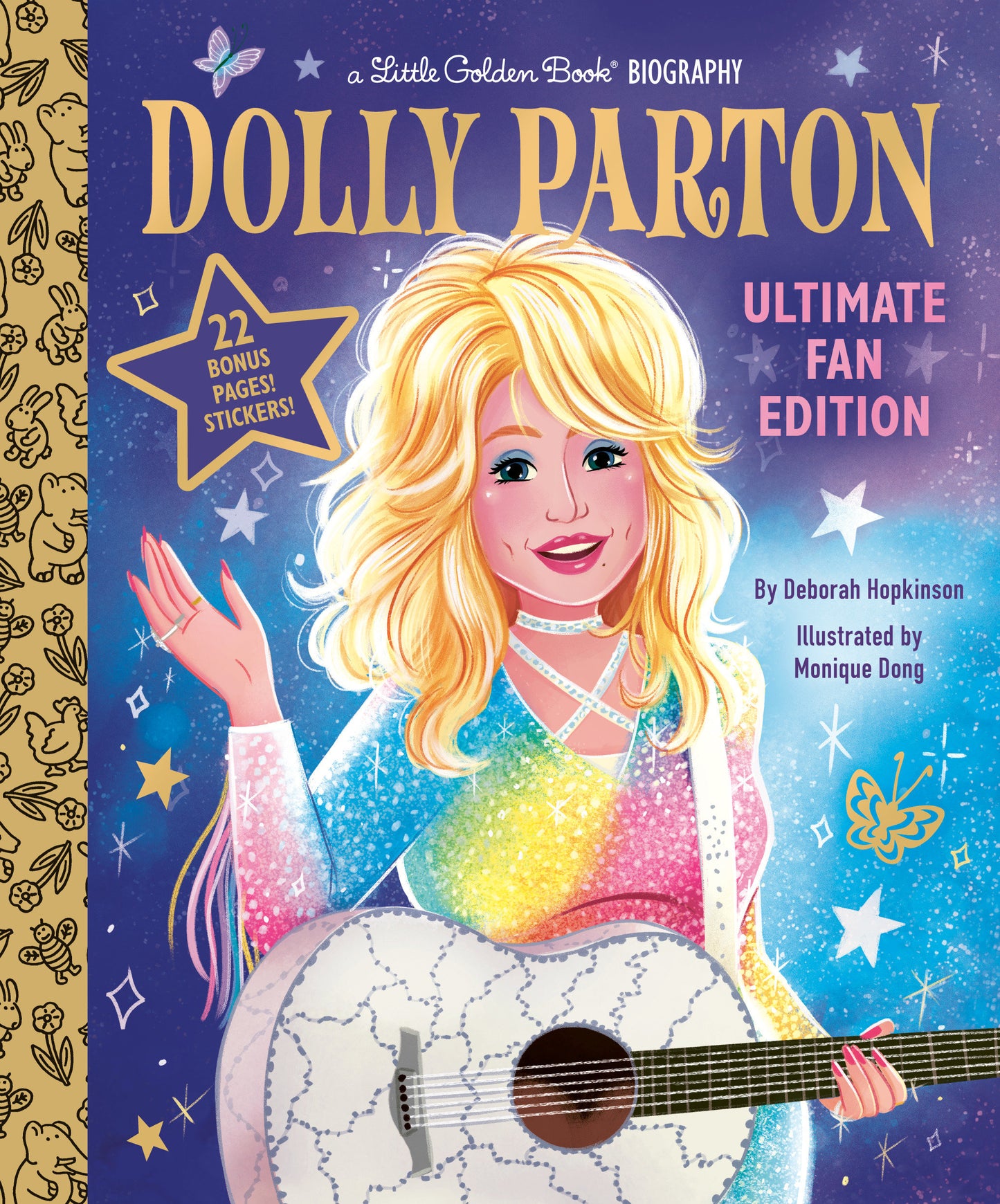 Dolly Parton Ultimate Fan Edition Little Golden Book Biography - 22 Bonus Pages! Stickers! (Little Golden Book Biographies)