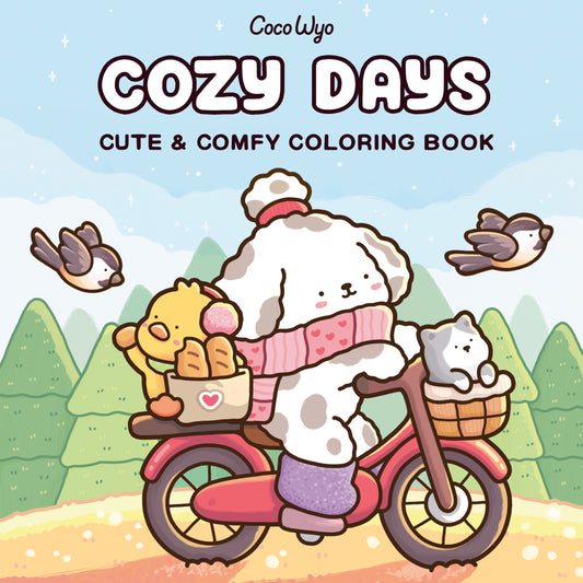 Cozy Days - Coloring Book for Adults and Kids (Cozy Spaces Coloring)